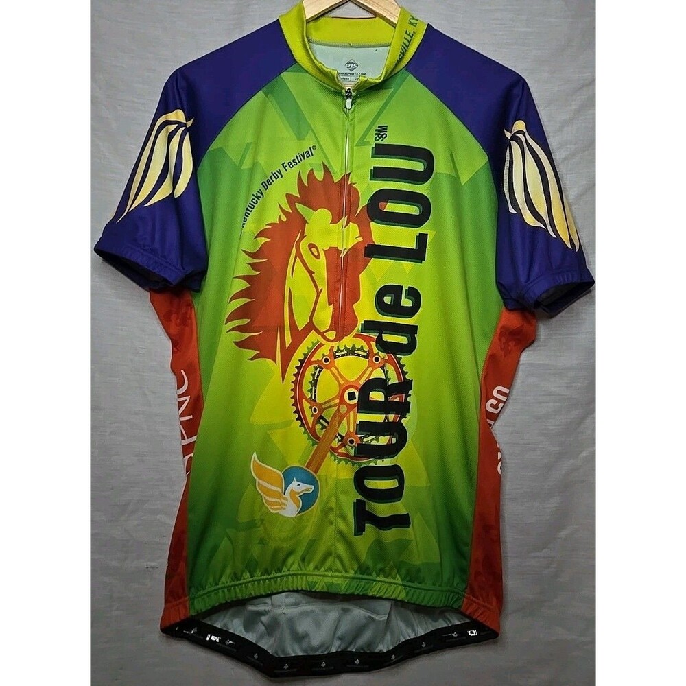 Peaksports Tour de Lou Louisville Kentucky Unisex Sz XXL 2016 Cycling Jersey